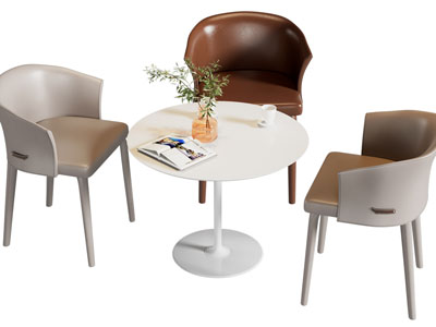 现代休闲餐桌椅组合