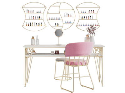 现代轻奢化妆 梳妆台