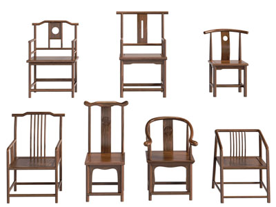 新中式实木扶手椅子 休闲椅子