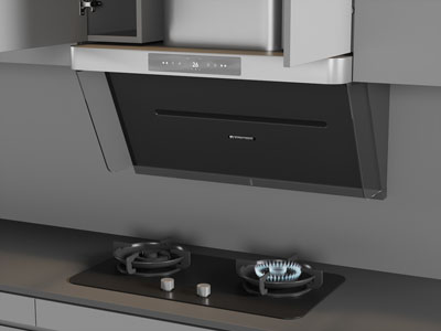 现代燃气灶 抽油烟机 厨房电器3d模型 现代燃气灶 抽油烟机 厨房电器