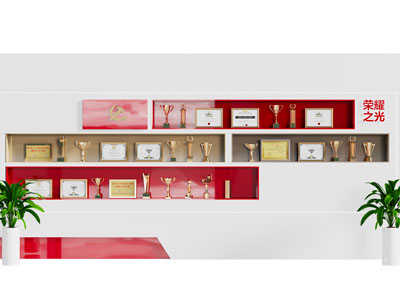 现代党建荣誉背景墙3d模型 现代党建荣誉背景墙