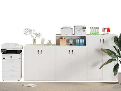 现代办公文件收纳柜 打印机3d模型 现代办公文件收纳柜 打印机