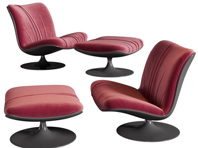 现代休闲椅子 脚踏 沙发凳