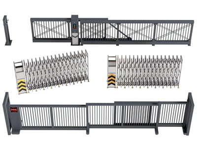 现代伸缩大门 遥控大门