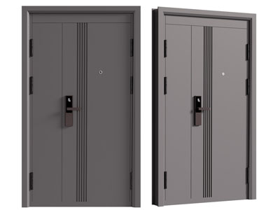 现代入户子母平开门 防盗门