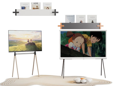 现代带支架的电视机3d模型 现代带支架的电视机