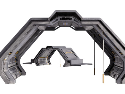 现代科技感大门