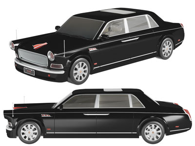 现代红旗轿车 汽车