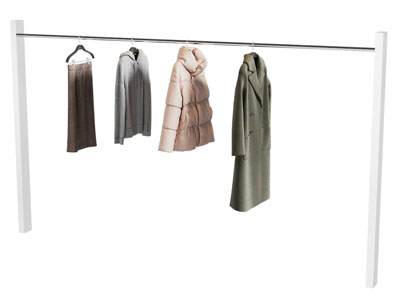 现代衣架 衣服3d模型 现代衣架 衣服