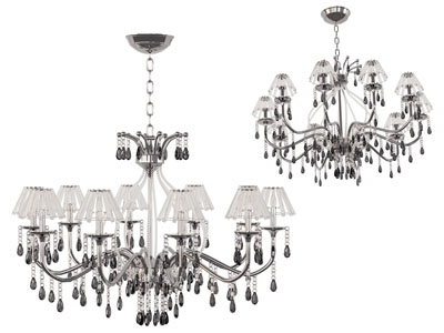 欧式水晶吊坠吊灯