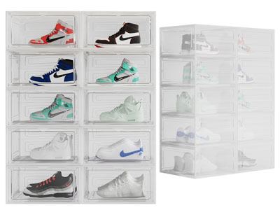 现代亚克力透明鞋柜