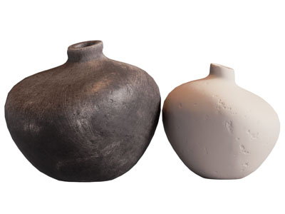 新中式陶艺器皿摆件组合