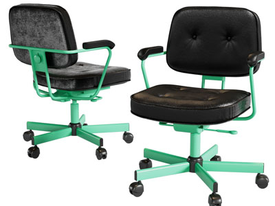 现代复古办公椅子 转椅