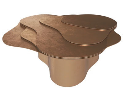 新中式茶几3d模型 新中式茶几