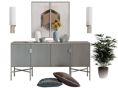 现代玄关柜 边柜