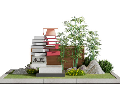 新中式景观园艺小品