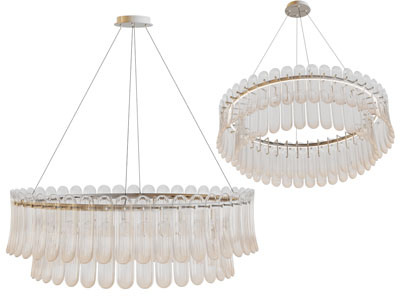 现代圆形水晶吊灯