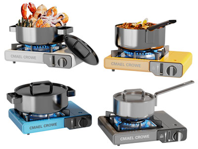 现代锅具 煤气炉