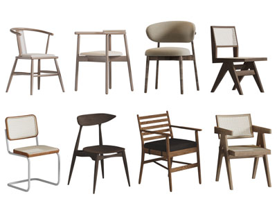 现代休闲椅子 扶手椅子 餐椅