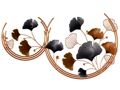 新中式银杏叶墙饰挂件