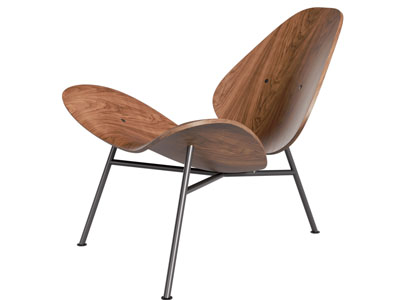 现代实木休闲椅子