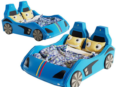 现代儿童双人床