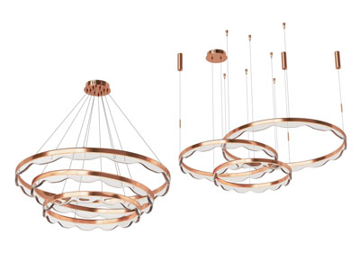 现代轻奢圆形吊灯