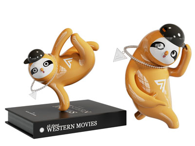 现代书本 雕塑雕刻摆件组合3d模型 现代书本 雕塑雕刻摆件组合