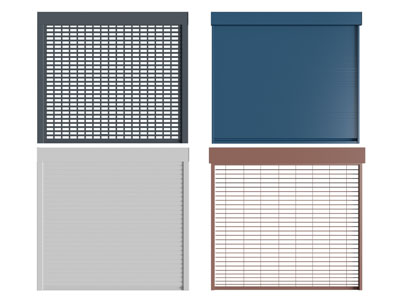 现代防盗门 大门 卷闸门