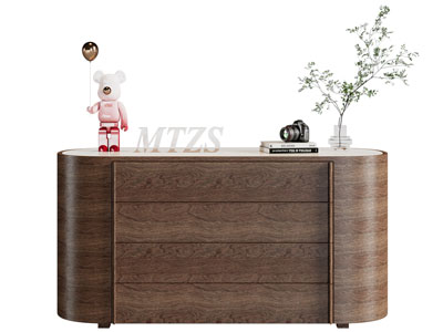 现代实木玄关柜 边柜