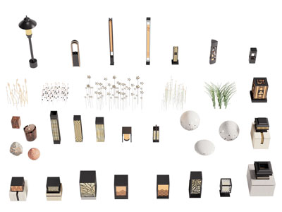 新中式草坪灯 地灯 路灯 装饰灯