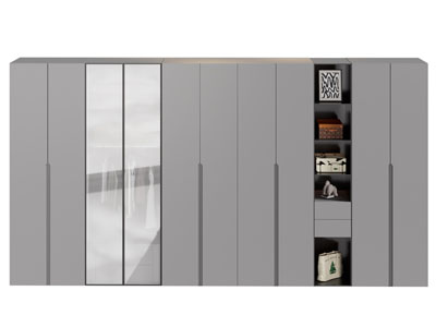 现代加宽衣柜3d模型 现代加宽衣柜