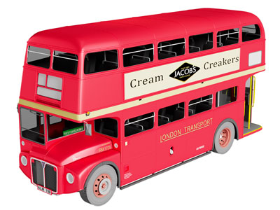 现代双层巴士 公共汽车 公交车