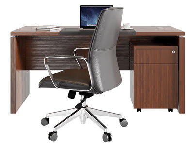 现代办公桌椅组合