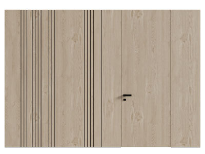 现代隐藏门 木门 平开门