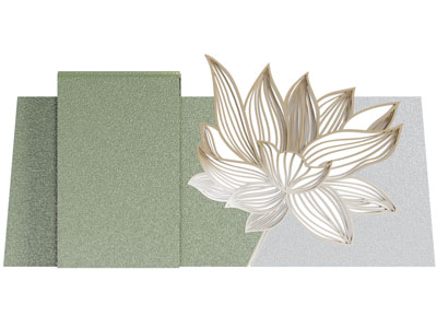 新中式荷花墙饰挂件