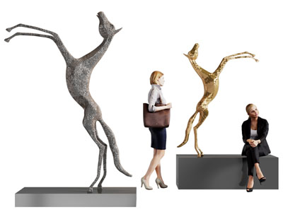 现代马匹雕塑雕刻3d模型 现代马匹雕塑雕刻