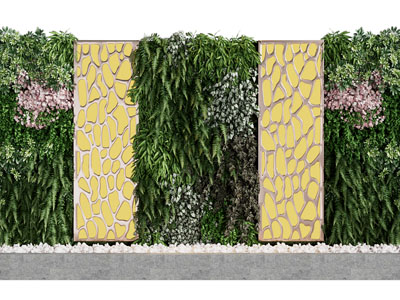 现代景观墙 植物墙