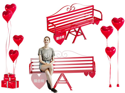 现代网红打卡点 美陈 户外装置