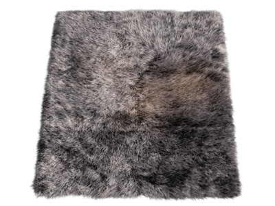 现代长方形毛绒地毯3d模型 现代长方形毛绒地毯