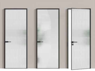 现代长虹玻璃平开门