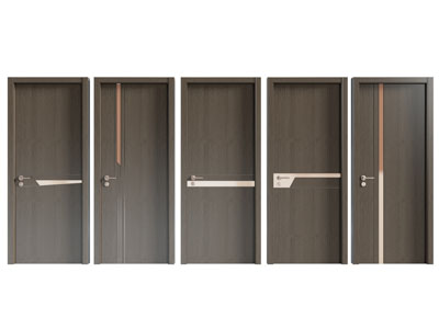现代实木平开门