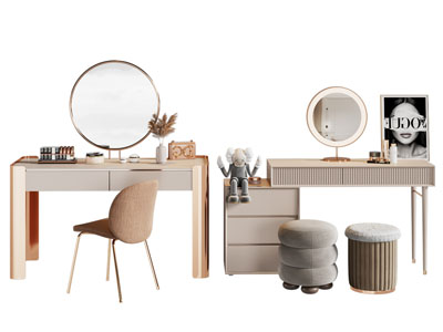 现代轻奢化妆 梳妆台