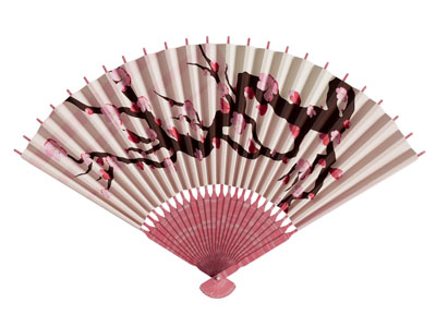 新中式折扇墙饰挂件