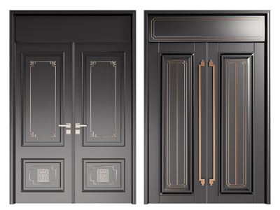 新中式双开门 大门