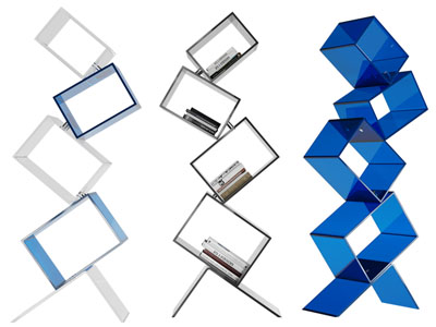 现代亚克力书籍收纳架