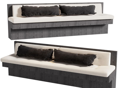 现代卡座多人沙发