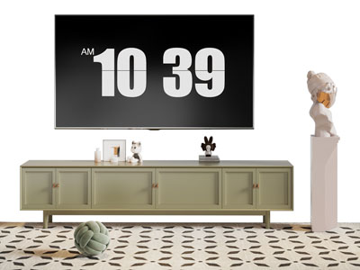 现代电视柜 电视机