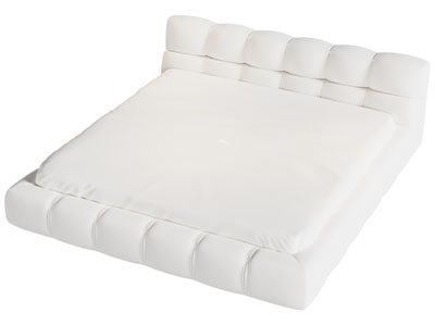 现代奶油风双人床垫