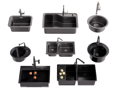 现代不锈钢洗菜盆